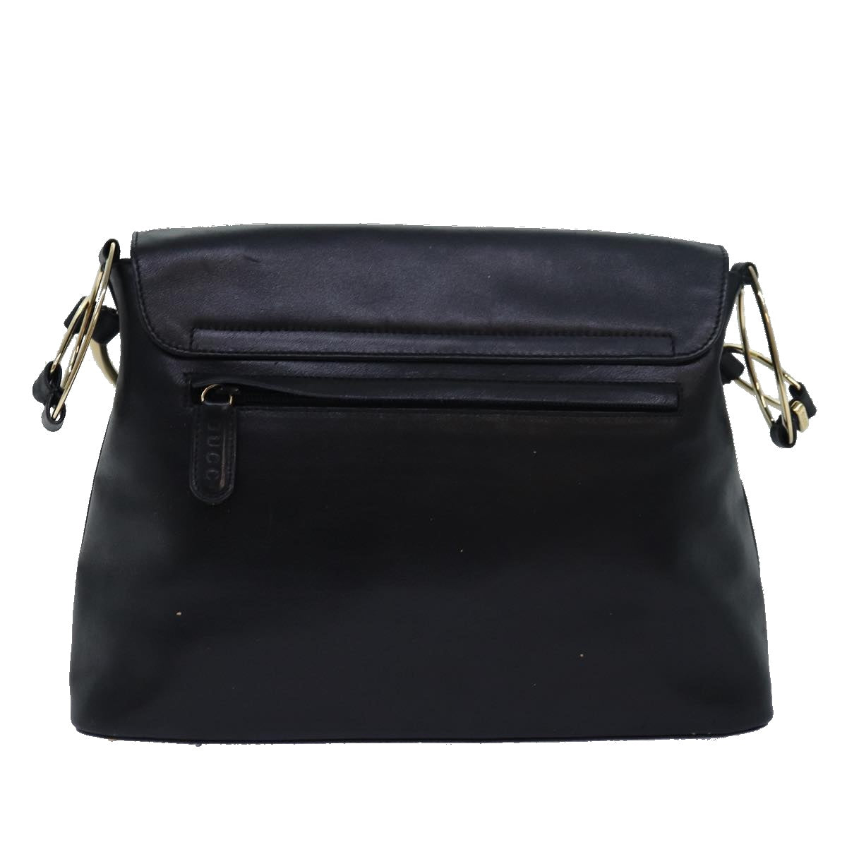 Gucci Black Leather Shoulder Bag