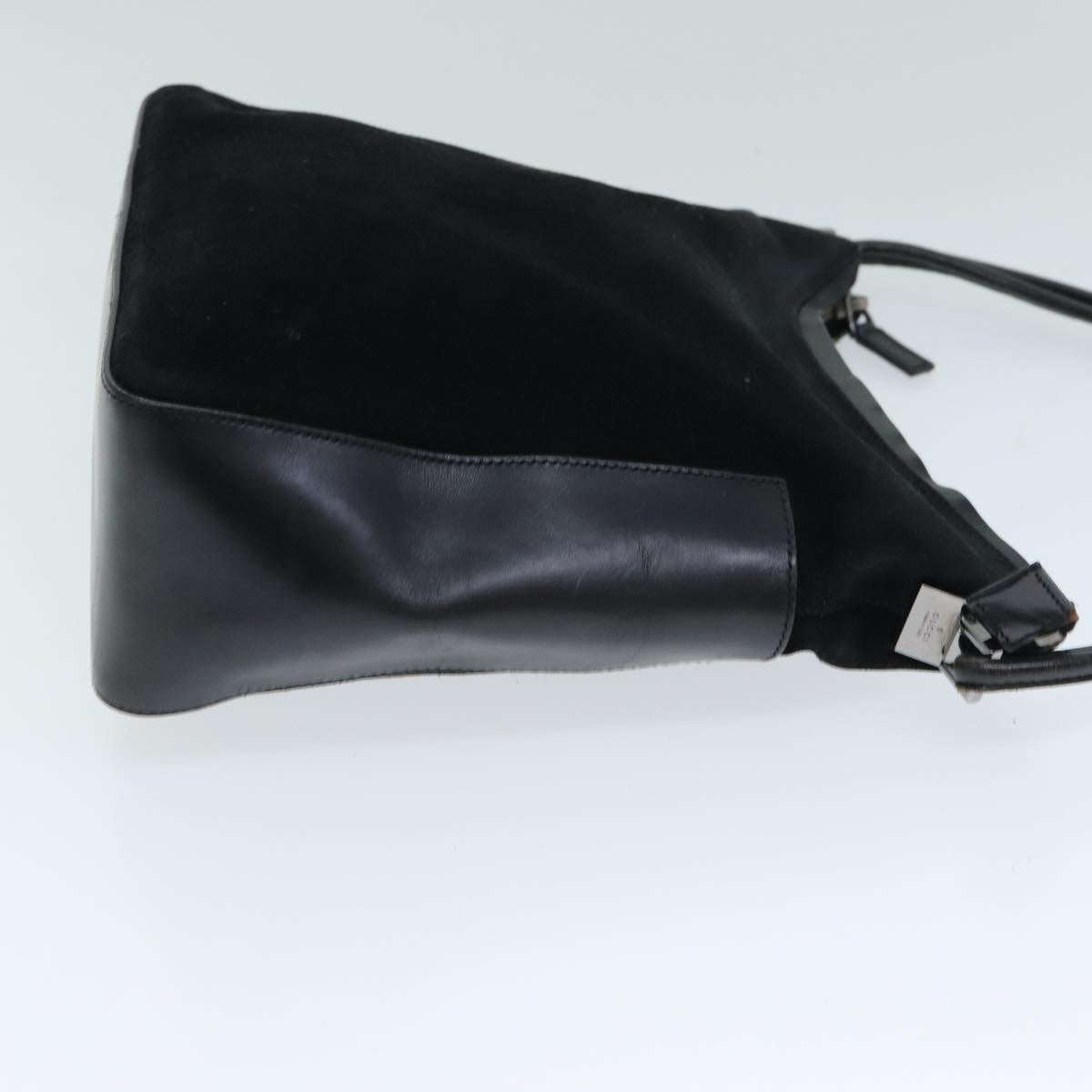 Gucci Black Suede Shoulder Bag