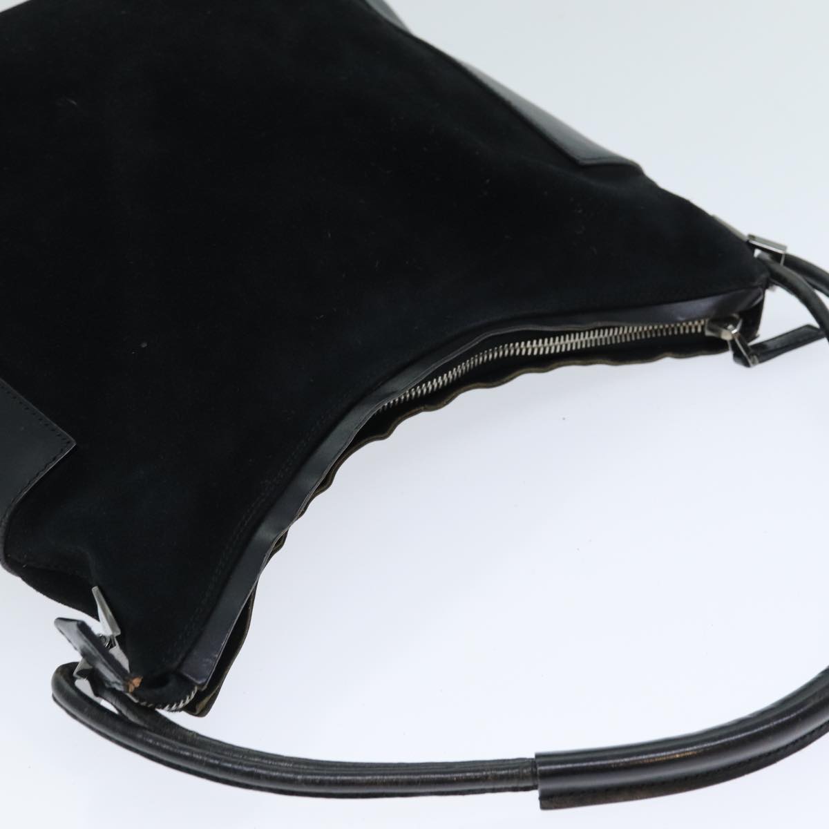 Gucci Black Suede Shoulder Bag